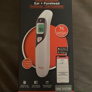 Mobi Smart DualScan Ear & Forehead Bluetooth Thermometer JPD-FR403